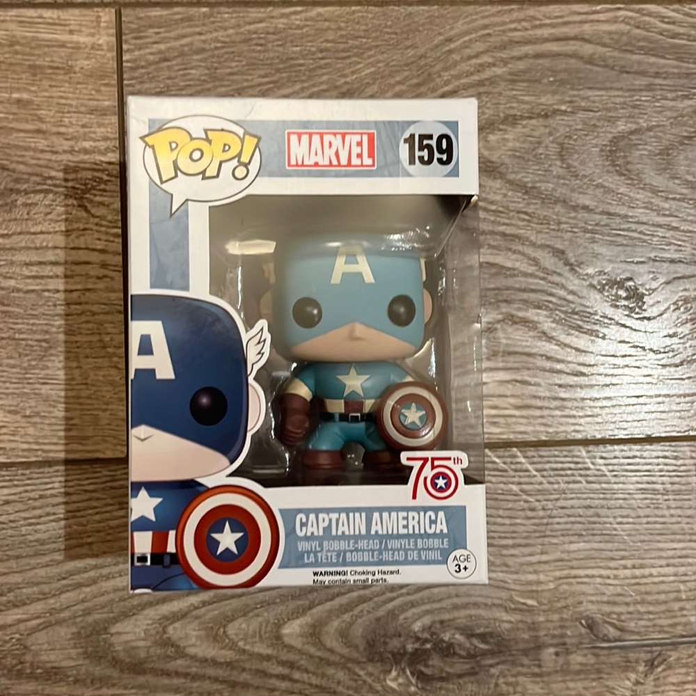 Funko Pop Marvel Captain America 75th Anniversary #159